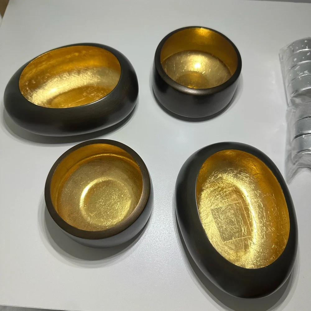 Crate&Barrel Bronze Votive Holder